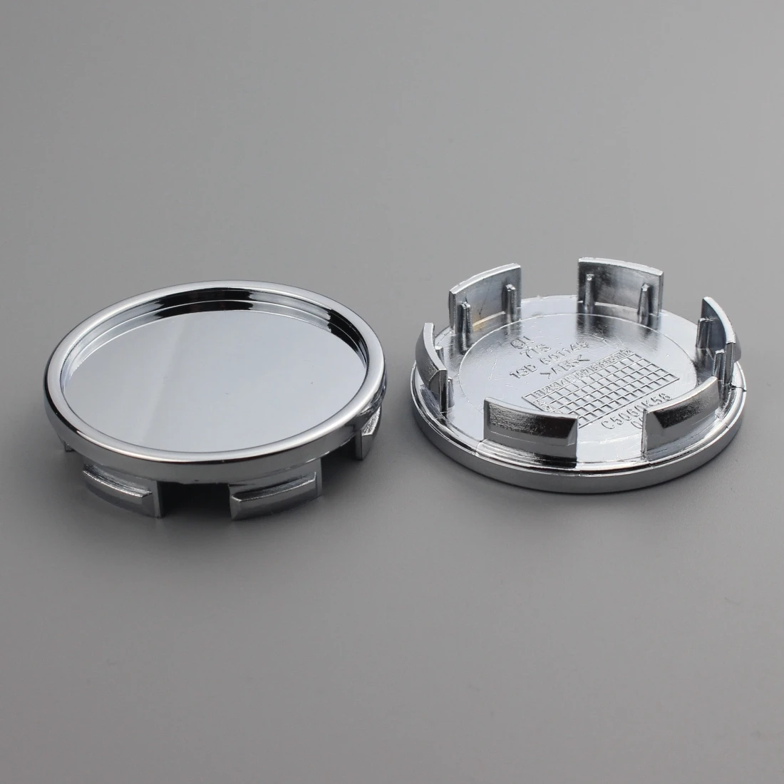 4pcs 58mm cover cap clip 53mm car universal wheel center hub no logo badge centre tapa blank sign silver/black | Автомобили и