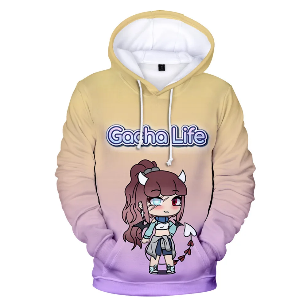 

Модные Gacha жизнь 3D толстовки для мужчин/Женские Кофты Уличная Толстовка с длинным рукавом Повседневный пуловер в стиле «хип-хоп» на весну то...