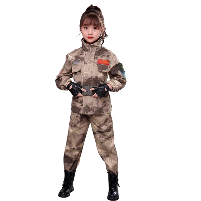 Детская Военная Униформа специального назначения для мальчиков и девочек