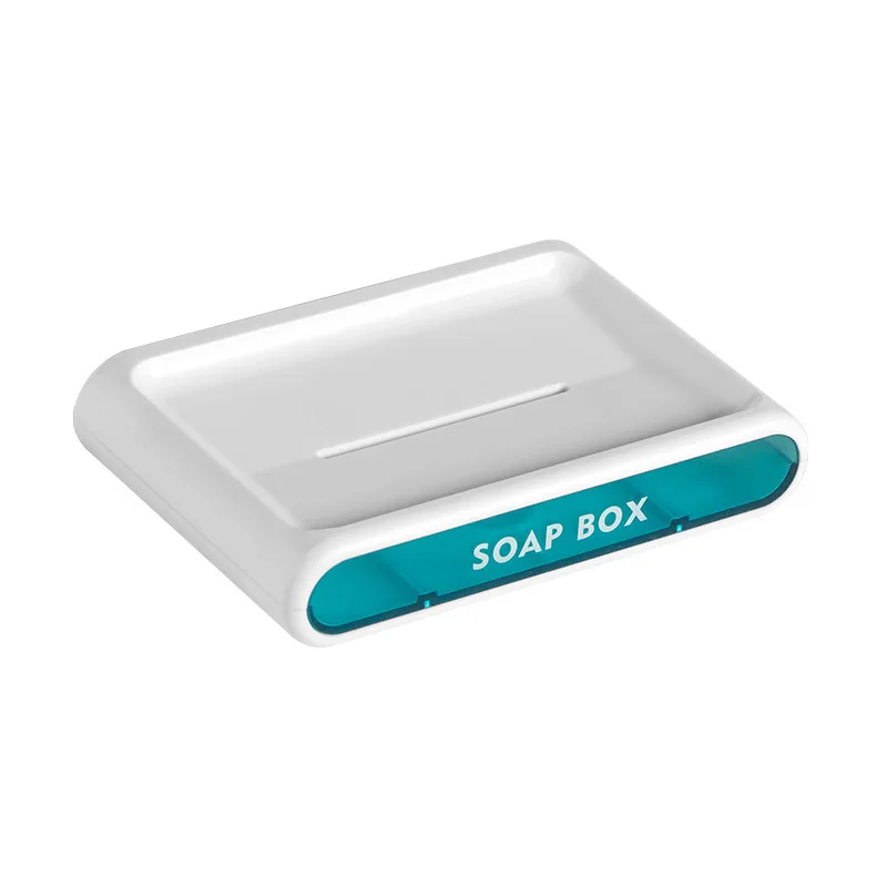 

Creative Free Punch Soap Shelf Wall-Mounted Double-Layer Drain Soap Holder Toilet Laundry Soap Tray Bathroom accessories