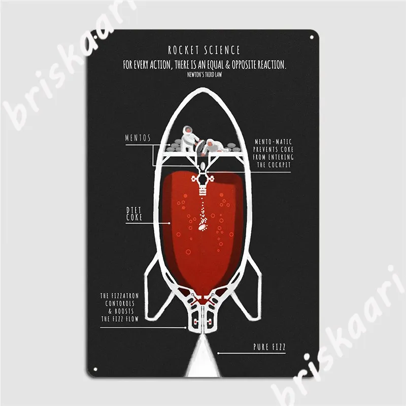 

Металлический знак Rocket Science, кинотеатр, гараж, винтажный домашний фотографический плакат