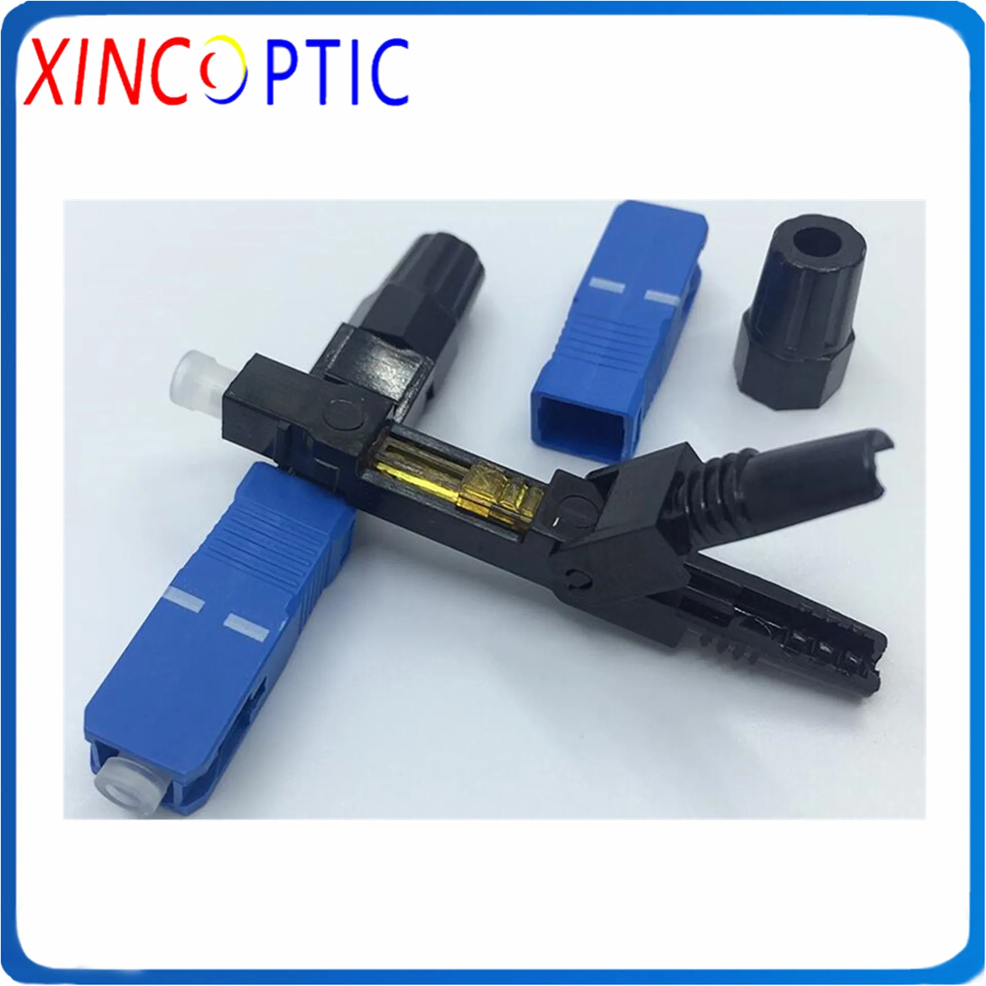 SC/UPC SC/APC встроенный быстрый разъем 55 мм SC FTTH одномодовый оптический Волоконно