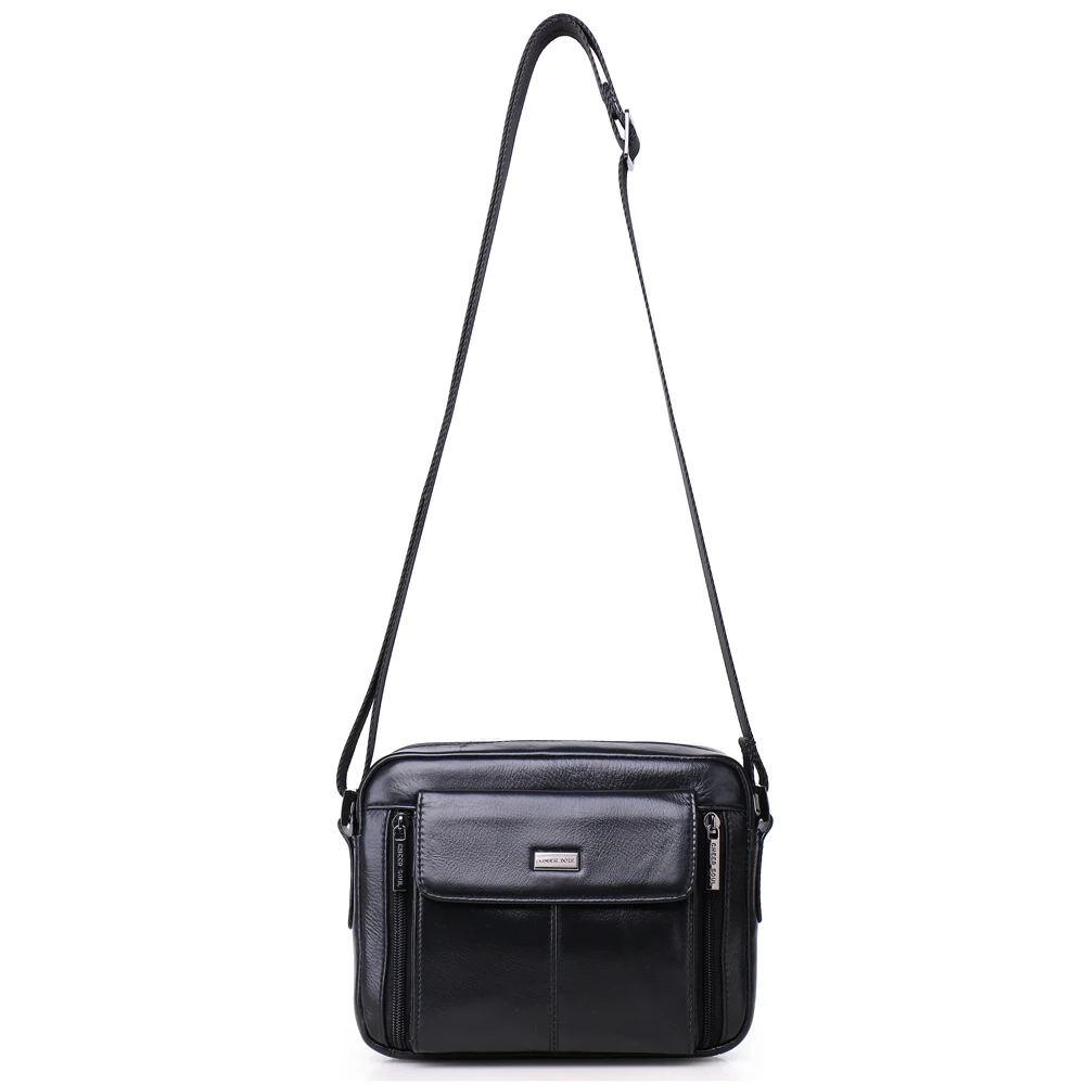 

Genuine Leather Men Messenger Bag Men's Shoulder Bag Handbag Small Crossbody Bags Male Briefcase Leather Tablets Bags