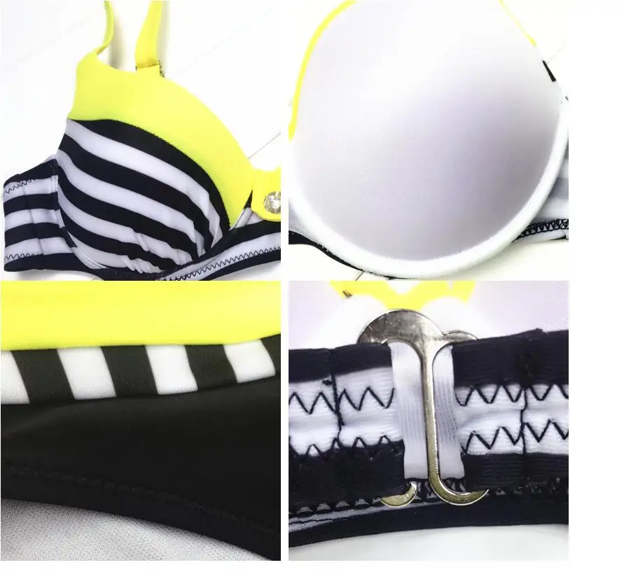 Комплекты бикини пикантные Купальники больших размеров 2019 женские пуш-ап в