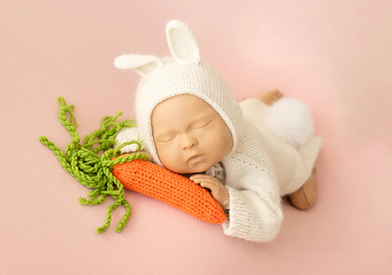 Newborn Photography Props  Baby Jumpsuit Outfit Romper Photo Props Moon Cushion Backdrop Blanket Accessories Studio