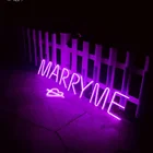 Фиолетовый алфавит, светодиодная неоновая буква, знак с арабскими цифрами светильник ящаяся батарея, питание от USB, декоративная для дома, рождества, вечеринки, свадьбы, праздника