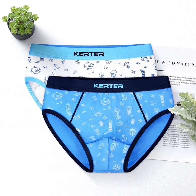Хлопковые трусы для мальчиков нижнее белье с мультяшным рисунком боксеры