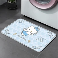 cute cartoon kitty cat entrance doormat bedroom living room floor mats rug home anti slip kitchen carpet anime bath mat tapis