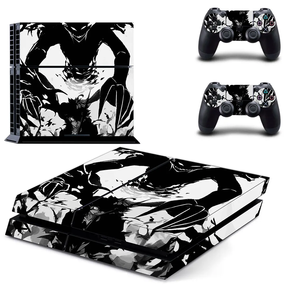 

Black Clover PS4 Stickers Play station 4 Skin Sticker Decals For PlayStation 4 PS4 Console & Controller Skins Vinyl