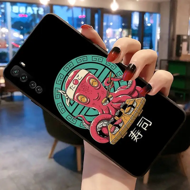 Японский чехол для телефона sushi art Для Huawei P20 P30 P40 lite E Pro Mate 30 20 P Smart 2020 P10 | Мобильные