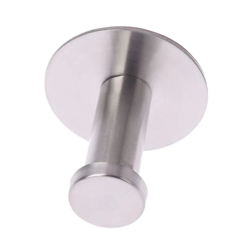 

Stainless Steel Round Without Drilling Self Adhesive Wall Mounted Towel Clothes Hook Sticker Robe Coat Hanger Bathroom D7WE