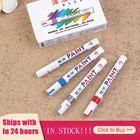 Ручка для рисования TSLM1, водостойкая, металлическая, золотистая и серебристая маркер с перманентной краской, ручка для рукоделия для студентов