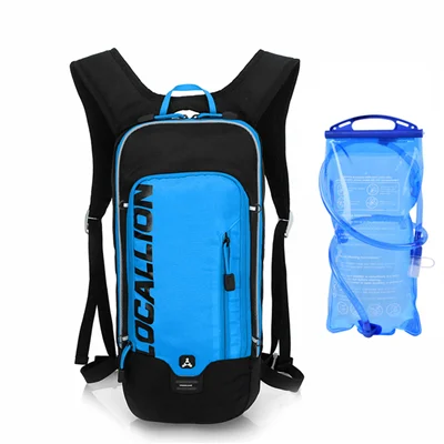 with water bag Велосипедный рюкзак 8л Водонепроницаемая велосипедная сумка мужская женская MTB тактический рюкзак туристические спортивные сумки Сумка для горного велосипеда для велосипедов - Цвет: with water bag