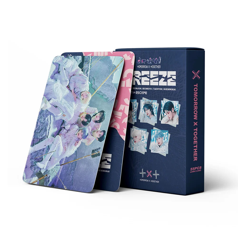 

54 шт./компл. Kpop завтра X Together TXT Lomo Cards FREEZE Album Photocard Высокое качество HD Photo открытки в альбом