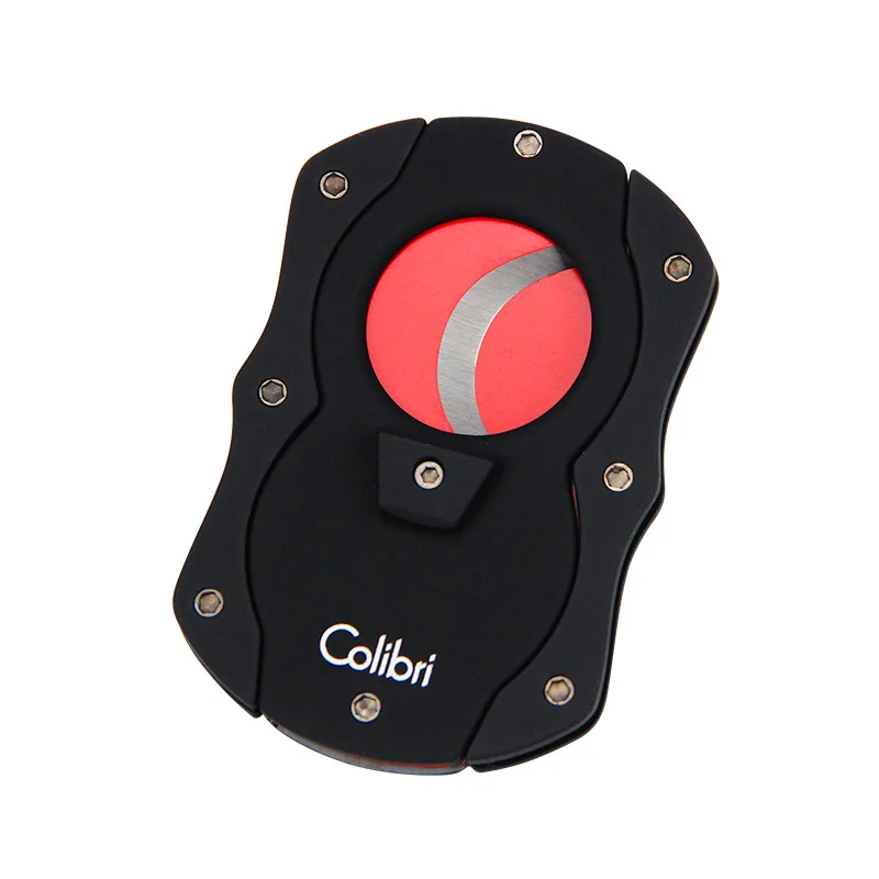 

Cigar Cutter, Rubber Textured Colored Blade, Steel Portable Cigar Cutter