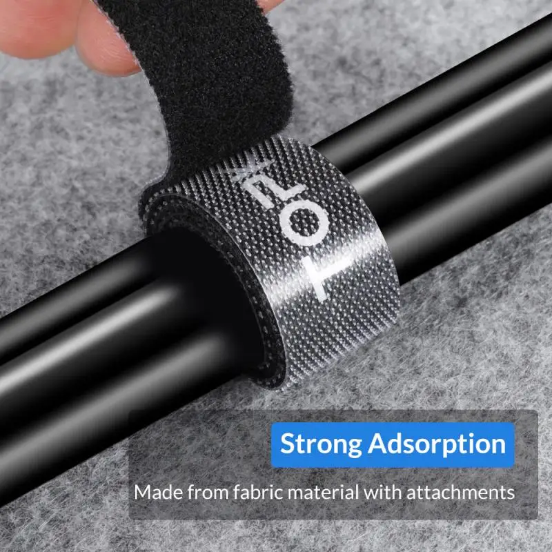 

1/3/5m Cable Organizer Wire Winder Clip Earphone Holder Mouse Cord Management USB Charger Protector Computer TV Line Arrangement