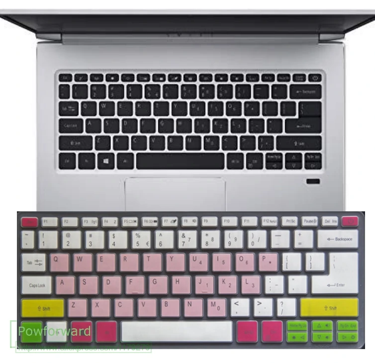 Силиконовый чехол клавиатура для ноутбука acer Swift 3 SF314 52 54/Swift 1 SF114 32 14 дюймов i5