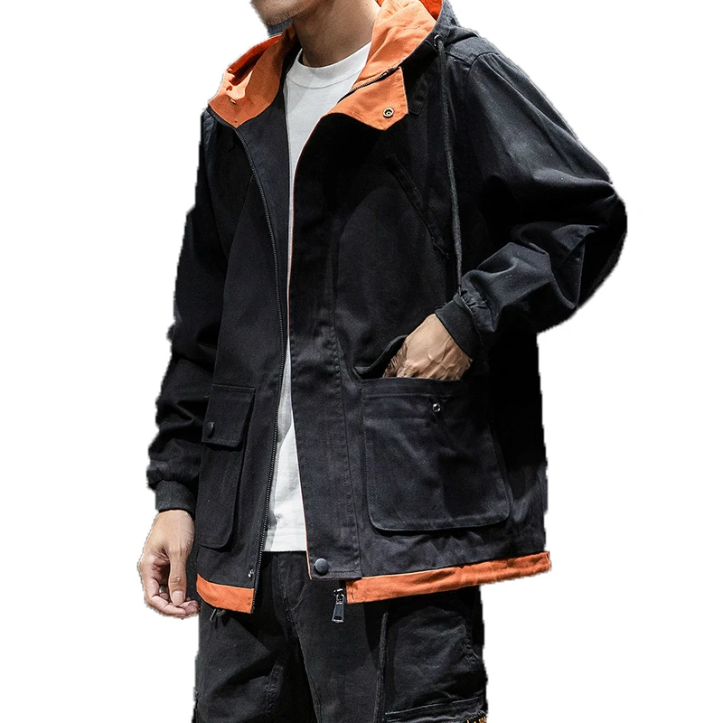 

New Mens Jackets and Coats Mens Washed Pure Cotton Casual Coat Bomber Jackets Male Jeans Jacket Fashion Denim Coat Plus Size 5XL