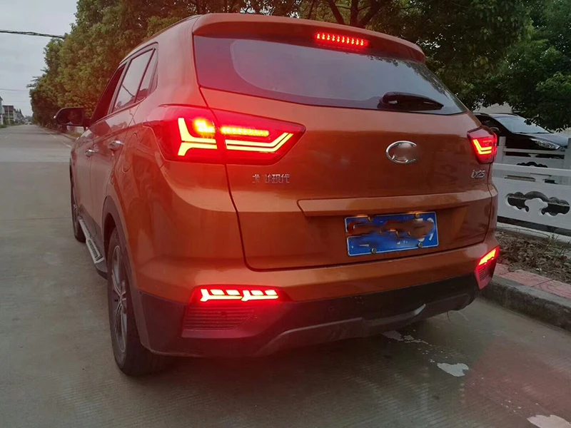 2 шт. Светодиодный отражатель вождения светильник s для Hyundai Creta IX25 2014 2017 задние
