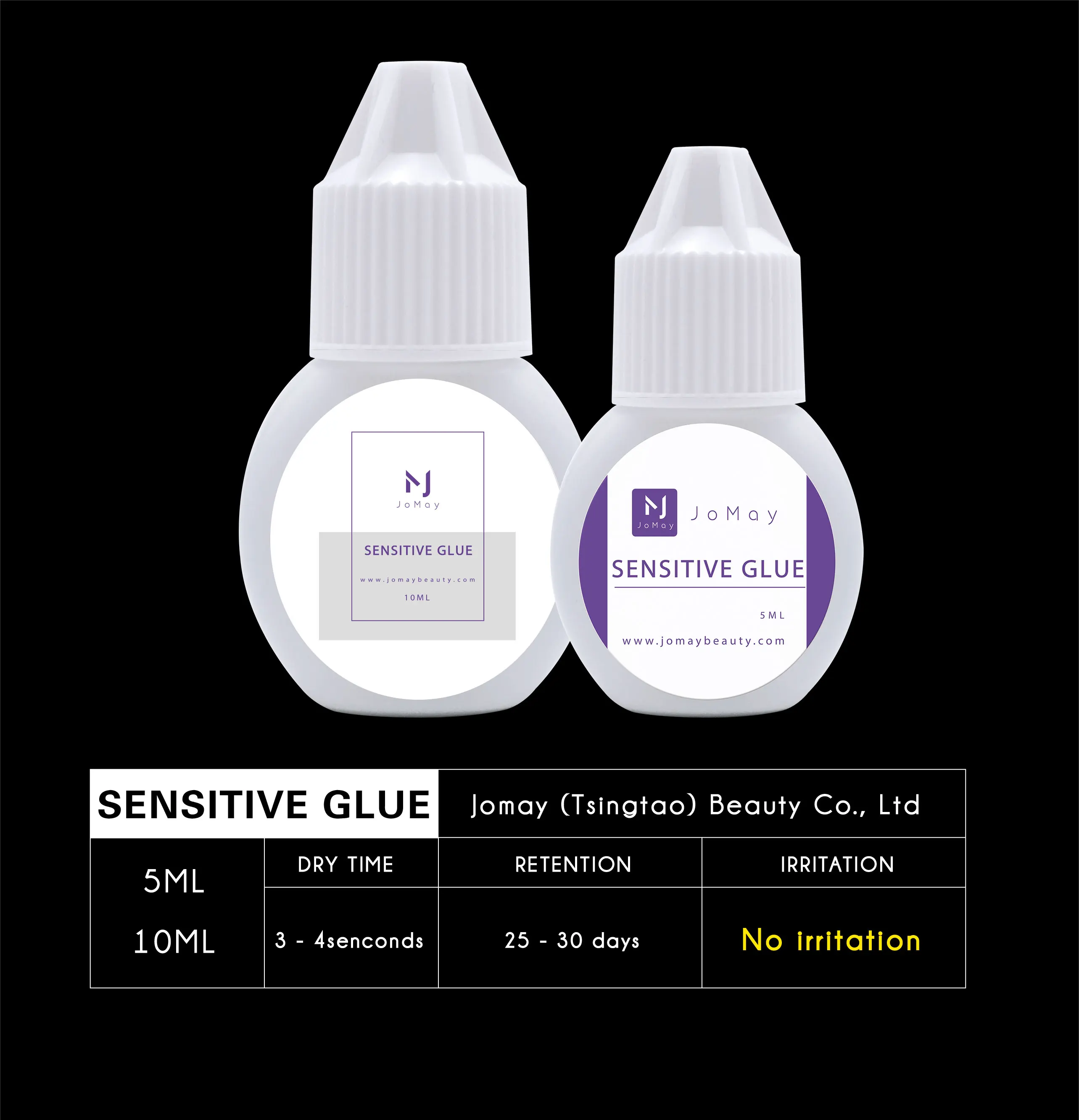 

Individual Eyelash Glue Extension 3-4 Second Black Lashes Adhesive for False Eyelashes Extensions Sensitive Long Lasting