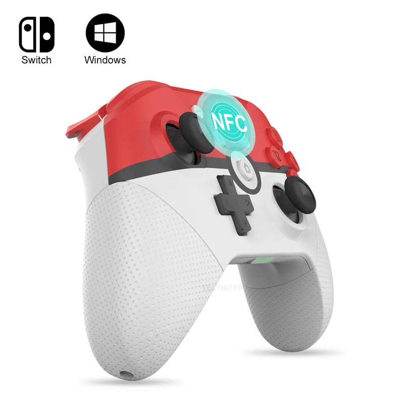 

Беспроводной геймпад с поддержкой Bluetooth, игровой контроллер для ПК Switch, совместимый игровой джойстик Nintendo Switch Pro с NFC 6 осями