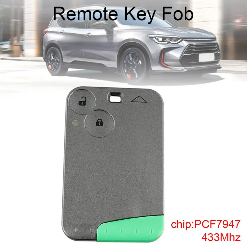 433 Mhz 2 Buttons Remote Card Smart Car Key with PCF7947 Chip Fit for Renault Laguna New | Автомобили и мотоциклы