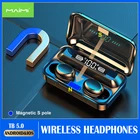 F9-5c TWS беспроводные наушники Bluetooth 5,0 HD зеркальный экран светодиодный дисплей музыкальные наушники спортивные наушники HIFI стерео гарнитура