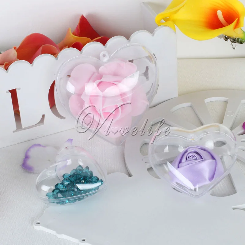 20 шт./лот рождественские украшения прозрачные пластиковые шарики Рождественское