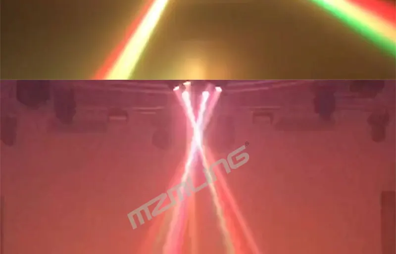 Led 6x10 Вт RGBW 4в1 луч светильник DMX512 4 головки движущийся головной светильник DJ/бар/вечерние/шоу/сценический светильник Led сценическая машина