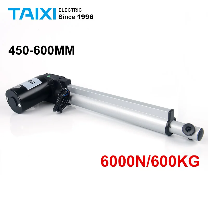 TAIXI 2000N/200 кг 3000N/300 кг Центральный замок привод постоянного тока двигатель линейный привод 450 мм 500 мм 550 мм 600 мм ход алюминиевый сплав