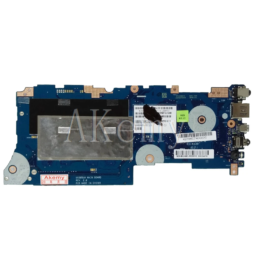 akemy ux305ua laptop motherboard for asus ux305ua ux305u u305u mainboard 100 test ok i5 6200u 8gb ram free global shipping