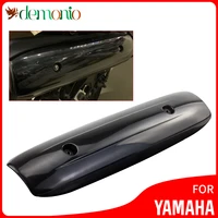 new motorcycle muffler exhaust pipe cover cowl fits for yamaha tmax500 2011 2016 tmax530 2012 2015 2014 2013 tmax 500 530 black