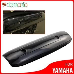 New Motorcycle Muffler Exhaust Pipe Cover Cowl Fits For YAMAHA TMAX500 2011-2016 TMAX530 2012 2015 2014 2013 TMAX 500 530 Black