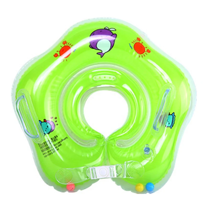 

Swimming Baby Accessories Neck Ring Tube Safety Infant Float Circle for Bathing Inflatable Dolphin Inflatable Water