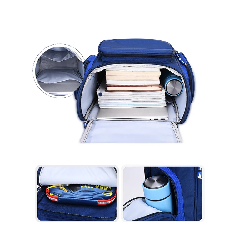 New primary school student backpack boys girls Orthopedic school bag Mochila Escolar cartoon Waterproof Backpack