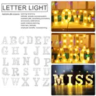Светодиодный светильник с буквами алфавита 3D, настенный комнатный ночник с 26 буквами, для спальни, свадьбы, дня рождения, вечеринки, украшение для дома, лампа с маркировкой