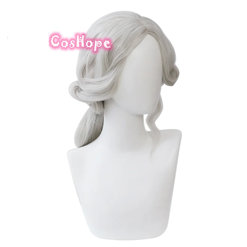 Joseph Desaulniers Cosplay Identity V Photographer 50cm Silver Wig Anime Heat Resistant Synthetic Wigs | Тематическая одежда и