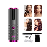 wireless ceramic heating care wave curl iron hair curler electric curling iron charging automatic curler wand