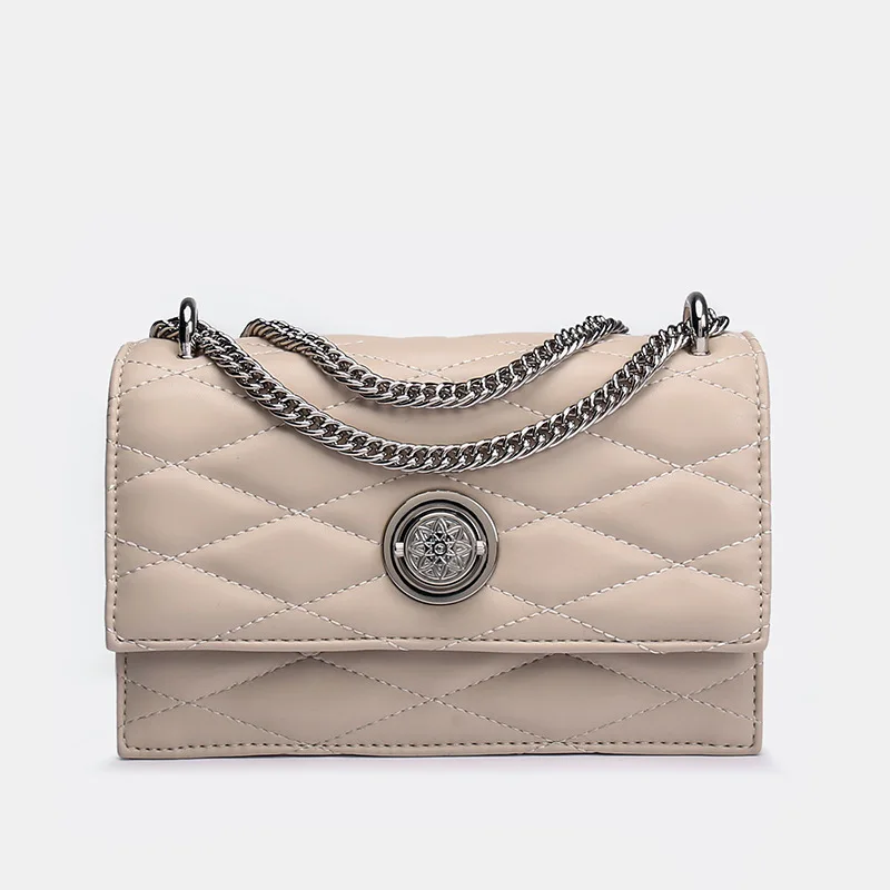 

2021 New Trend Rainbow Bag Rhombic Chain Bag Messenger Bag