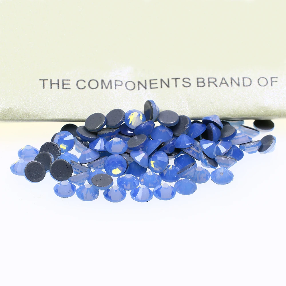 Синий опал Блестящий страз исправление хрусталя и искусственного алмаза камни