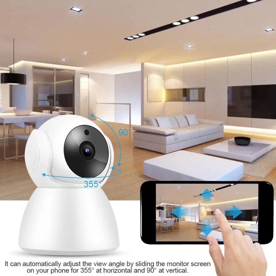 720P WiFi IP Babycam 2 сторонний домофон монитор для ухода за ребенком домашняя PTZ камера 110
