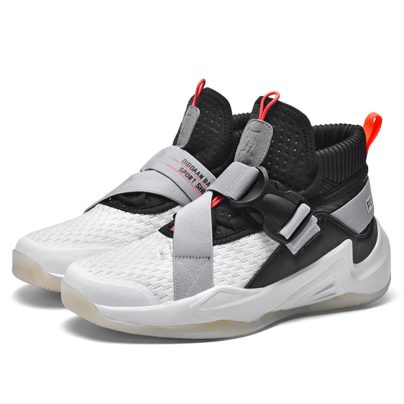 

New Original Basketball Shoes for Men Outdoor Sports Breathable Men Sneakers Cushioning Male Anti-slip Ankle Boots Size 39-46
