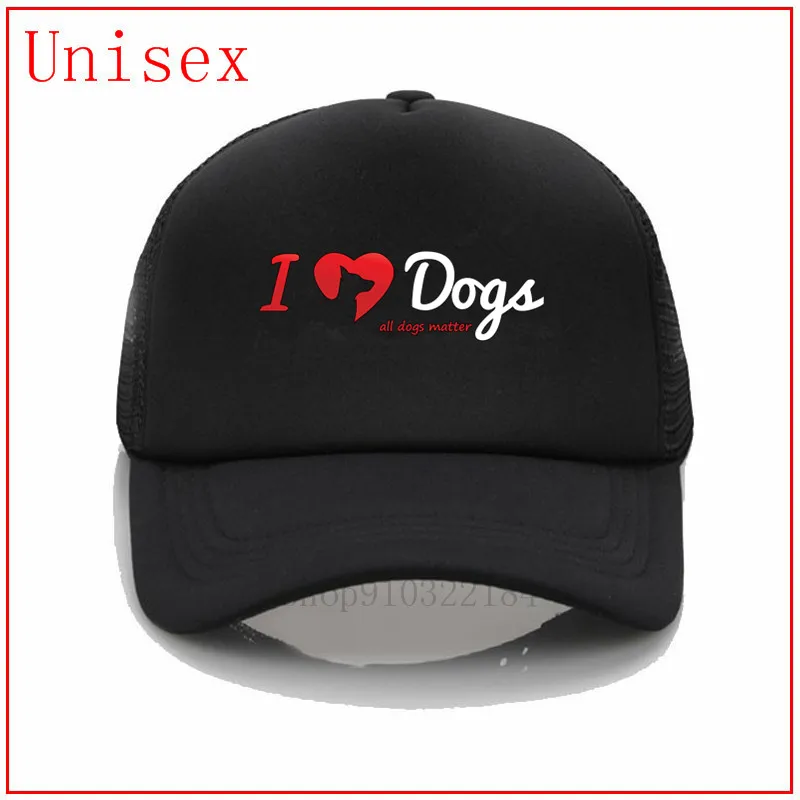 Кепка от солнца с надписью I Love Dogs для женщин | Аксессуары одежды