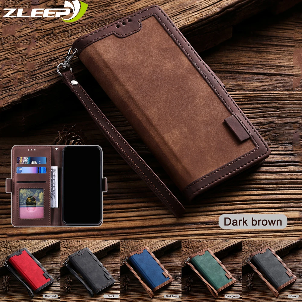 

Leather Flip Wallet Magnetic Case For Huawei P40 P30 Pro Lite P Smart 2020 Y7 Y6 Y5 2019 Card Slots Stand Phone Bags Cover Coque