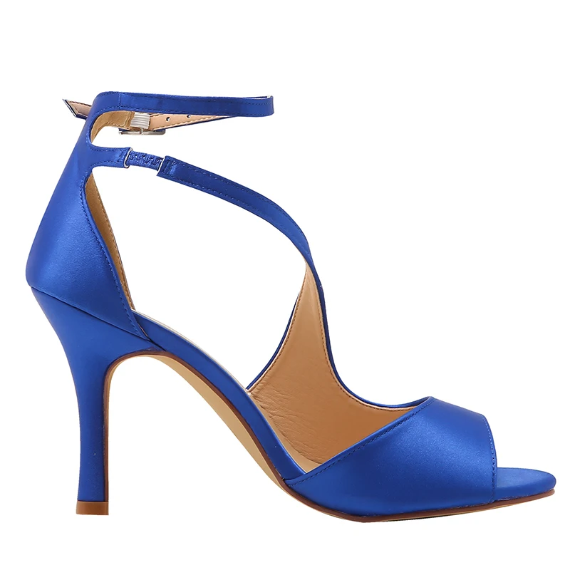 Teal Blue Summer Women High Heel Sandals Bridal Wedding Shoes Ankle Strap Gladiator Woman Ladies Evening Party HP1565NW | Обувь