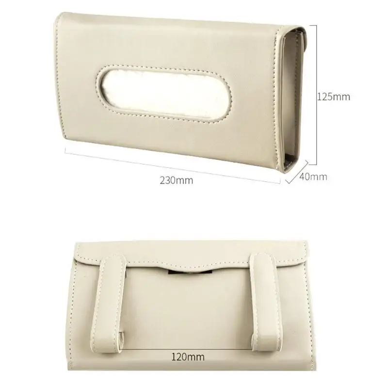 Автомобильный солнцезащитный козырек из искусственной кожи держатель для