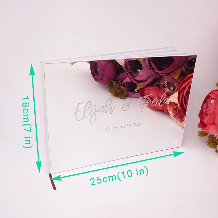 Индивидуальная горизонтальная акриловая зеркальная творческая Гостевая книга