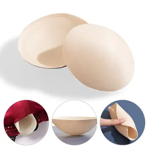 1pair Women's Bra Pads Brassier Breast Enhancer Chest Push Up Cups Removeable Sexy Bikini Padding Insert for Swimsuits Dress