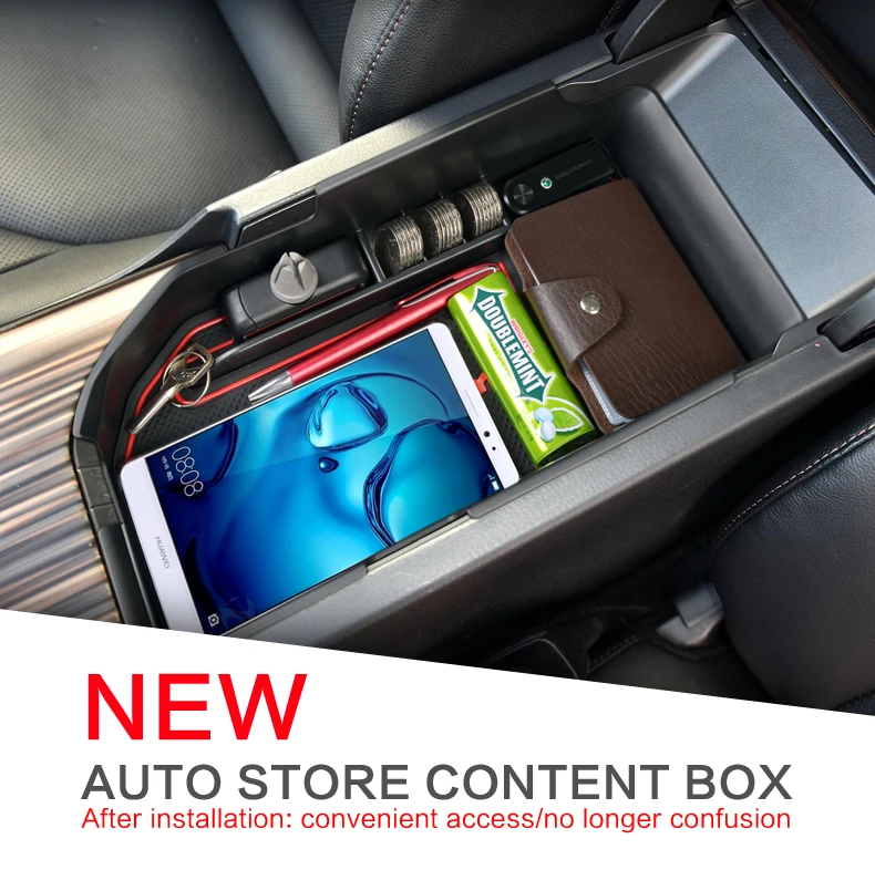 

ZUNDUO For Toyota CAMRY 2018-2021 Car Central Armrest Box storage box Interior Accessories Stowing Tidying Container Organizers