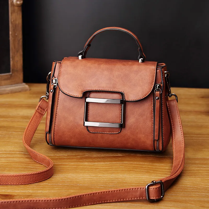 

Bags of Women 2020 Shoulder Bag UP Leather Solid Color Handbag Paul Fashion Shoulder Messenger Bag Small Bags Designer Bags